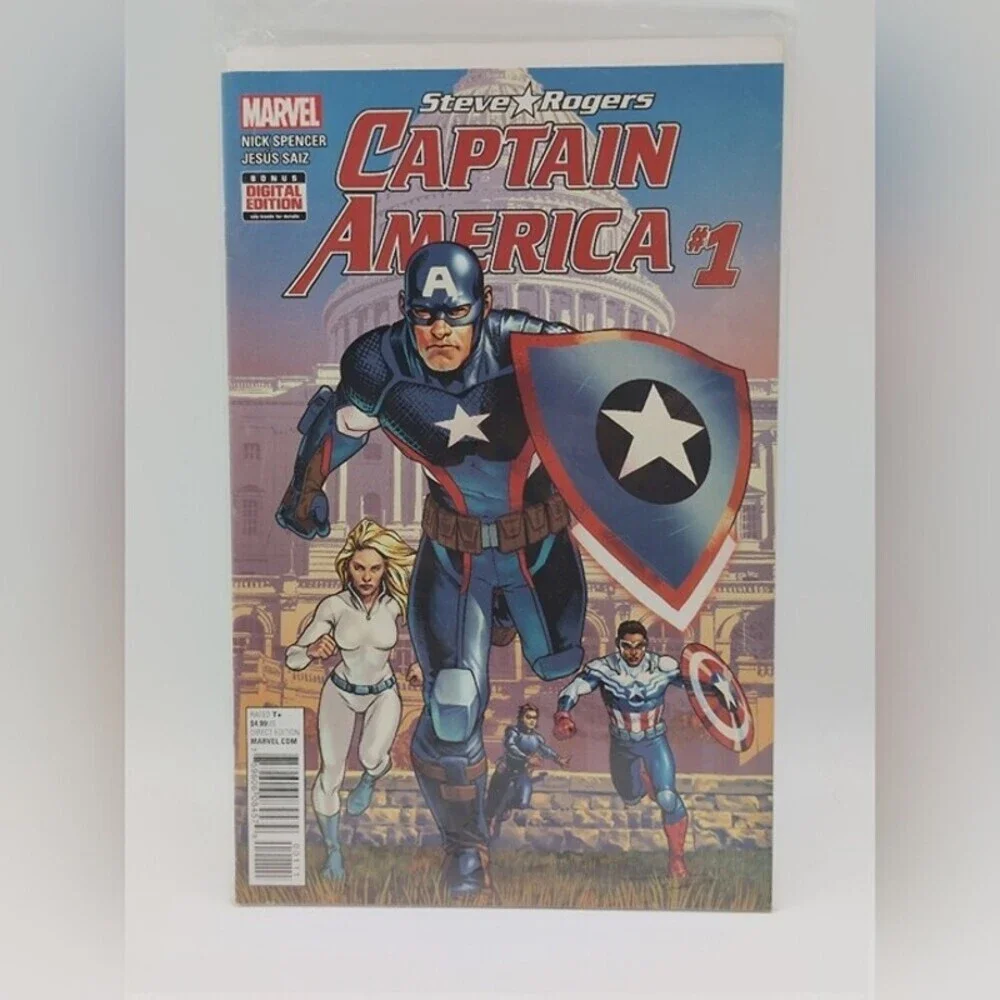 Captain America Steve Rogers Set Of 10 Comic Book Collection
